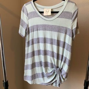 COPY - 💛 Fantastic Fawn Striped Tee